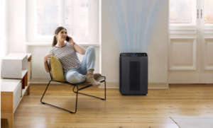 A air purifier that cleanses the air at home